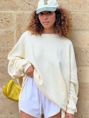 Women’s Cream Lounge Shorts - Brand Not Specified